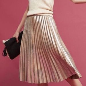 Anthropologie pleated skirt